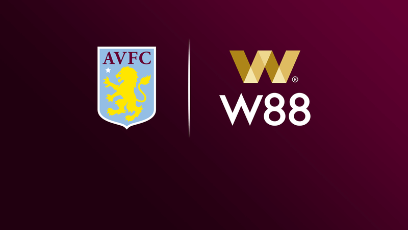 W88 tài trợ Aston Villa